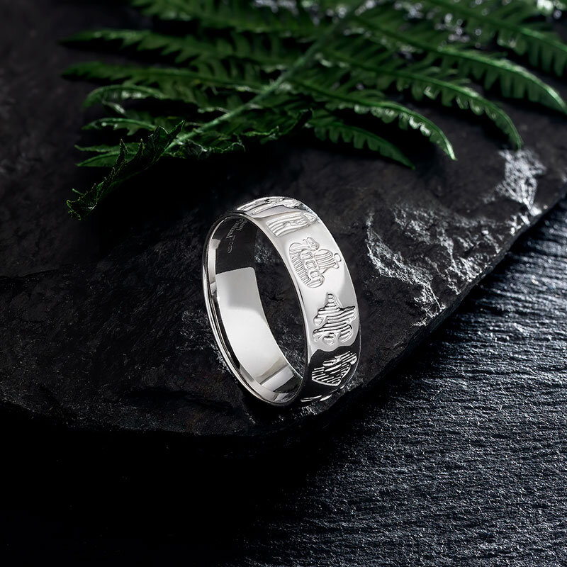 Sterling Silver History of Ireland Ring - History of Ireland - Fallers 