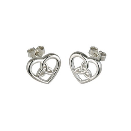 Sterling Silver Celtic Love Knot Earrings Fallers Ie Sterling Silver Celtic Love Knot Earrings