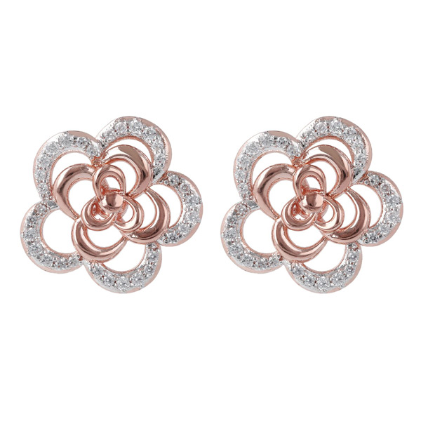 Bronzallure Alba Flower Design Earrings - Bronzallure - Fallers.ie ...