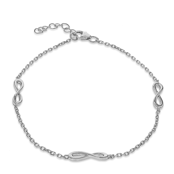 sterling silver infinity bracelet