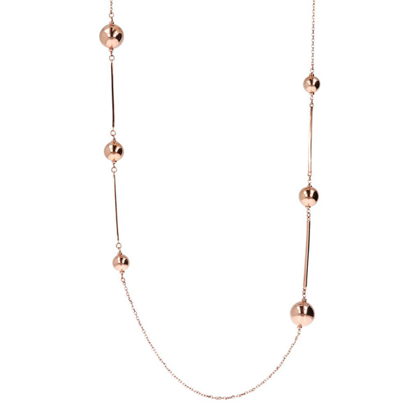 bronzallure rose gold necklace