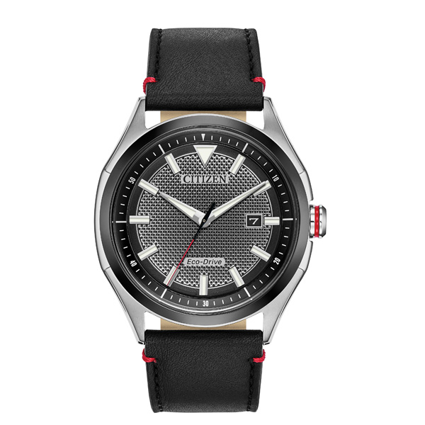 citizen eco drive black and red