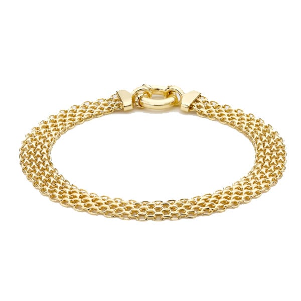 yellow gold bismark bracelet