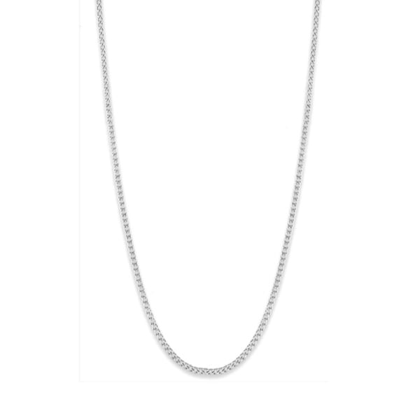 Mens Sterling Silver Curb Chain 18