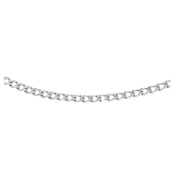 Mens Sterling Silver Curb Chain 22