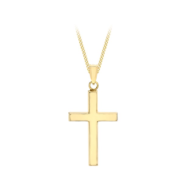 9K Gold Cross Pendant - Fallers - Fallers.ie - Fallers Jewellers Galway