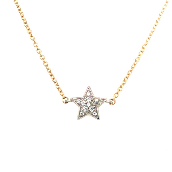9K Gold Sparkling Star Necklace - Fallers - Fallers.ie - Fallers ...
