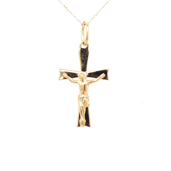 9K Gold Crucifix Cross and Chain - Fallers - Fallers.ie - Fallers ...