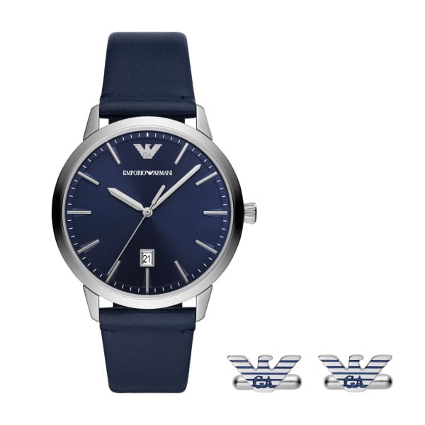 Emporio Armani Watch & Cufflinks Gift Set - Emporio Armani - Fallers.ie ...