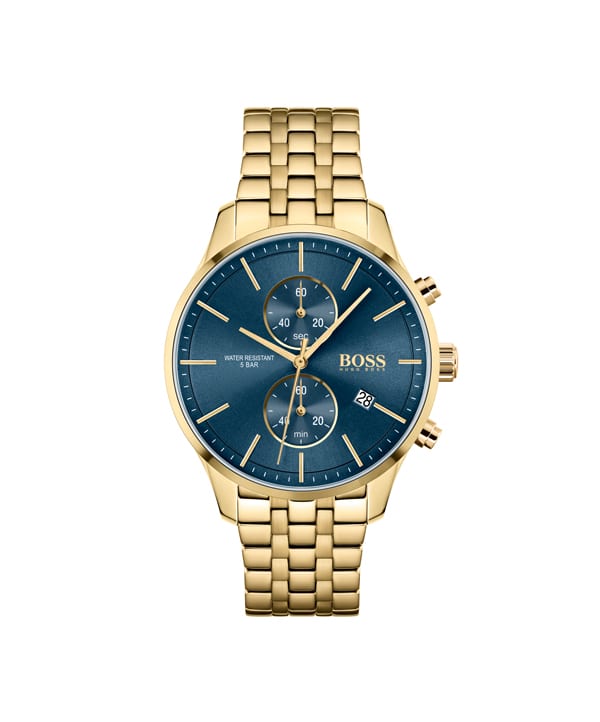 hugo boss watch gold