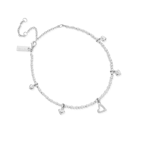 ChloBo Mini Cute Multi Heart Anklet - ChloBo - Fallers.ie - Fallers ...