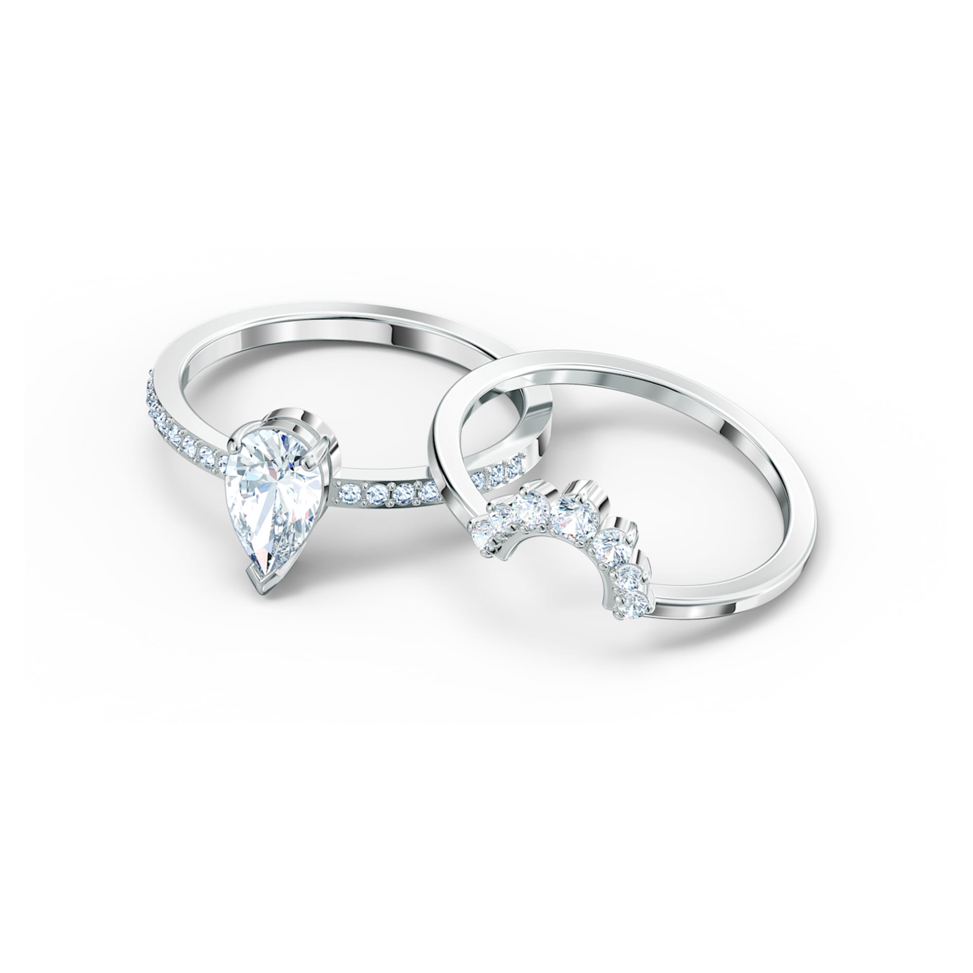 Swarovski Attract Pear Ring Set - Swarovski - Fallers.ie - Fallers ...