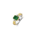 Ti-Sento-Gold-Tone-Green-Dress-Ring