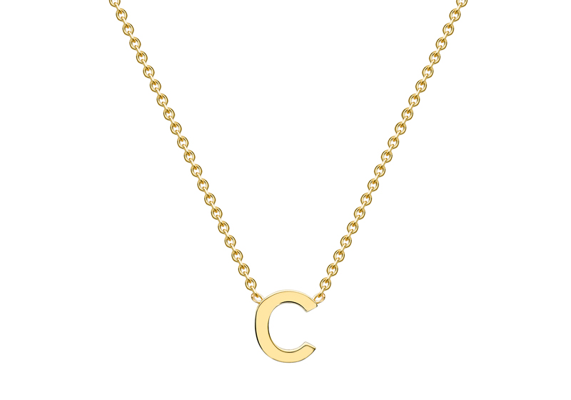 Initial C Necklace