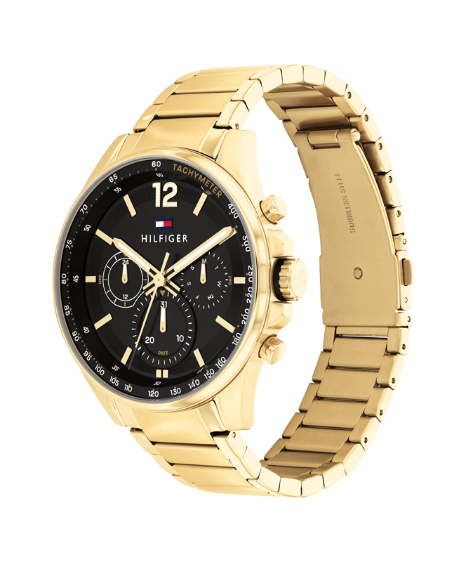 Tommy hilfiger gold watch mens clearance