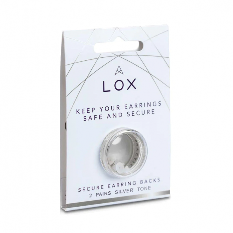 Silver Lox Secure Earring Backs Two Pair Pack Fallersie Fallers