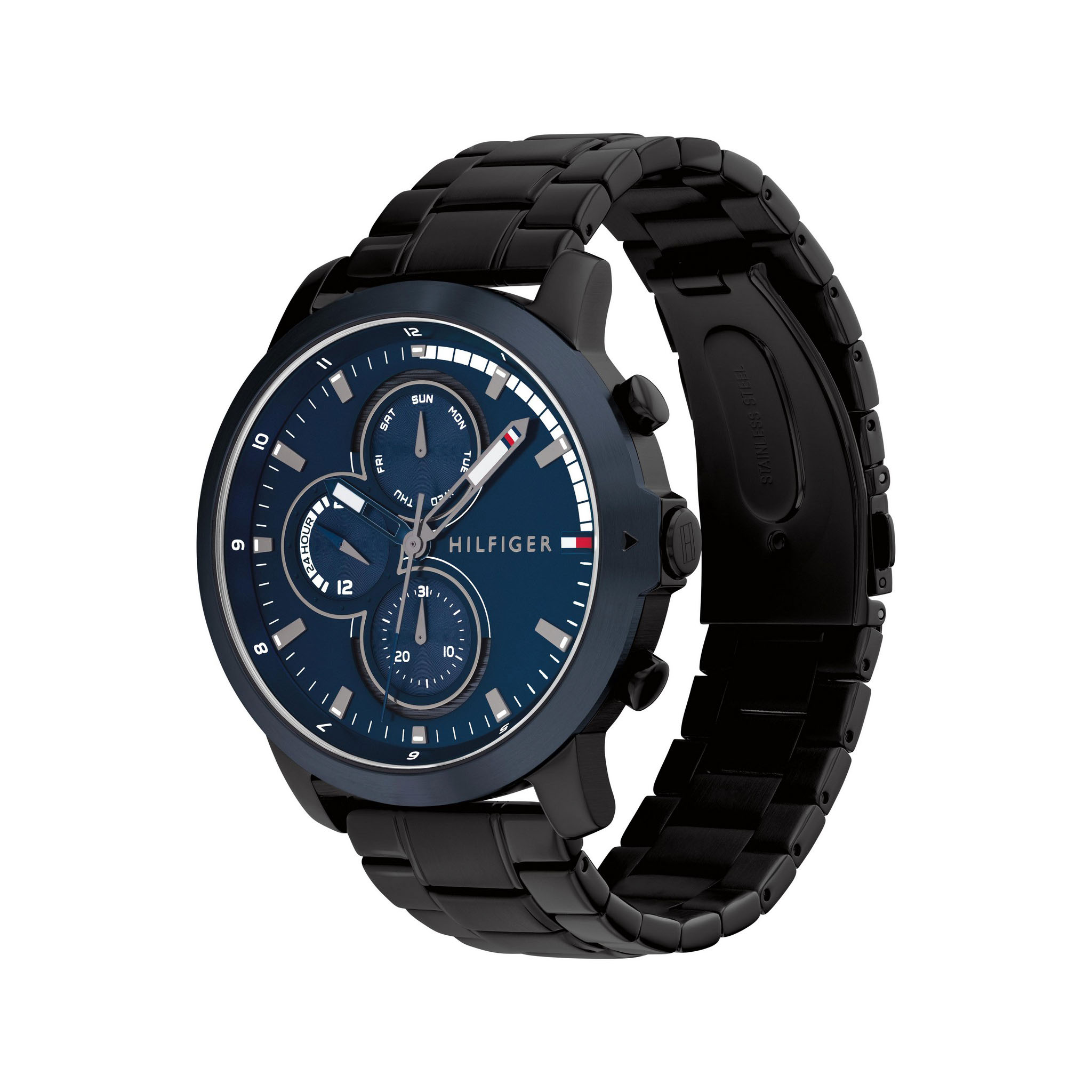 Tommy Hilfiger Multi-Dial Black Ionic Steel Watch - Tommy Hilfiger ...