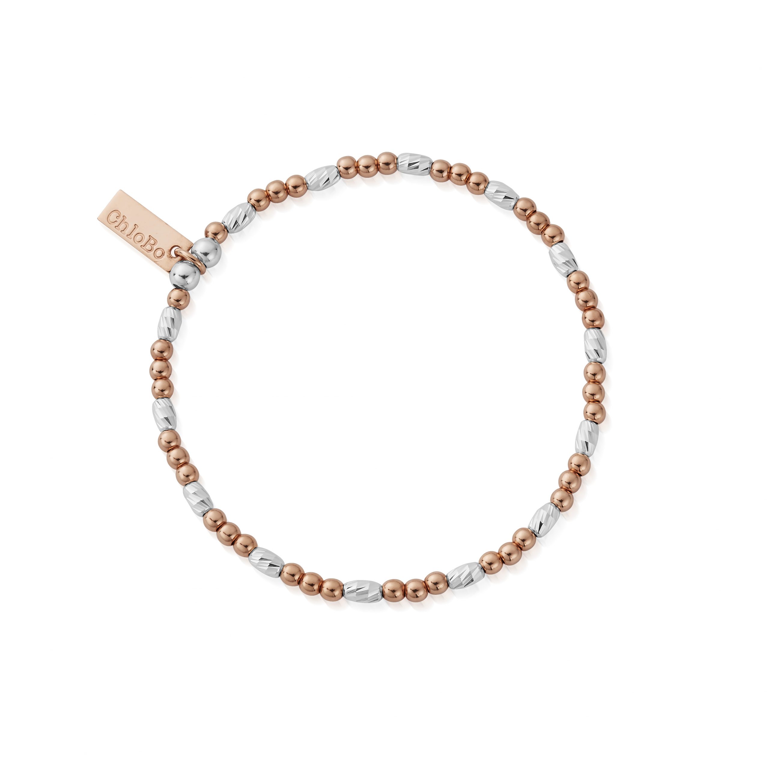 ChloBo Mixed Metal Dainty Sparkle Bracelet ChloBo Fallers.ie